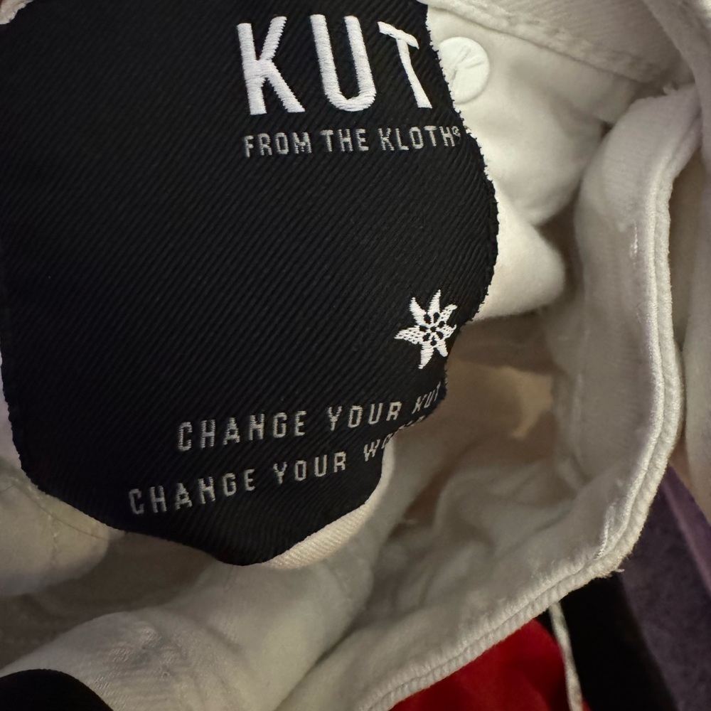 Kut from the Kloth White Cropped Jeans - Picture 9 of 9